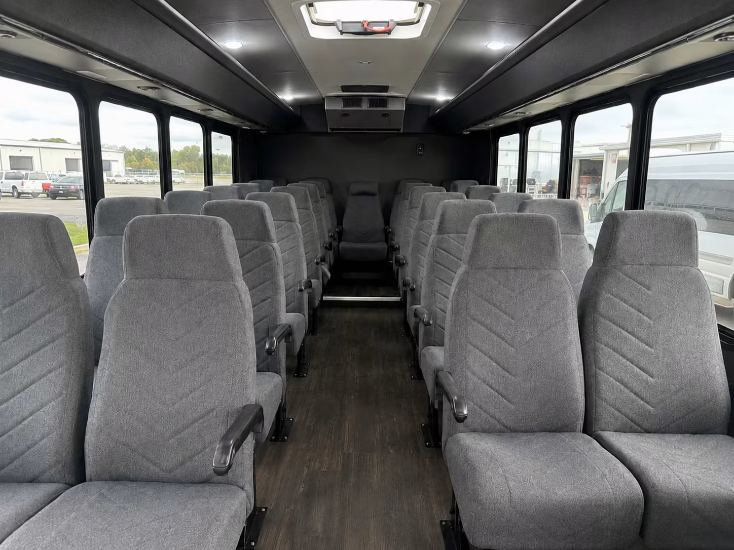 15 passenger minibus interior