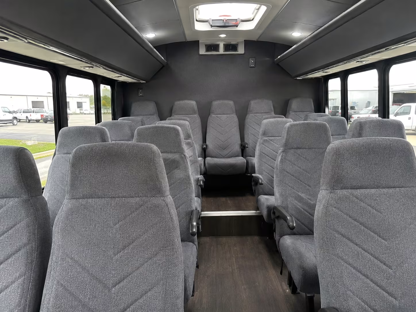 18 passenger minibus interior