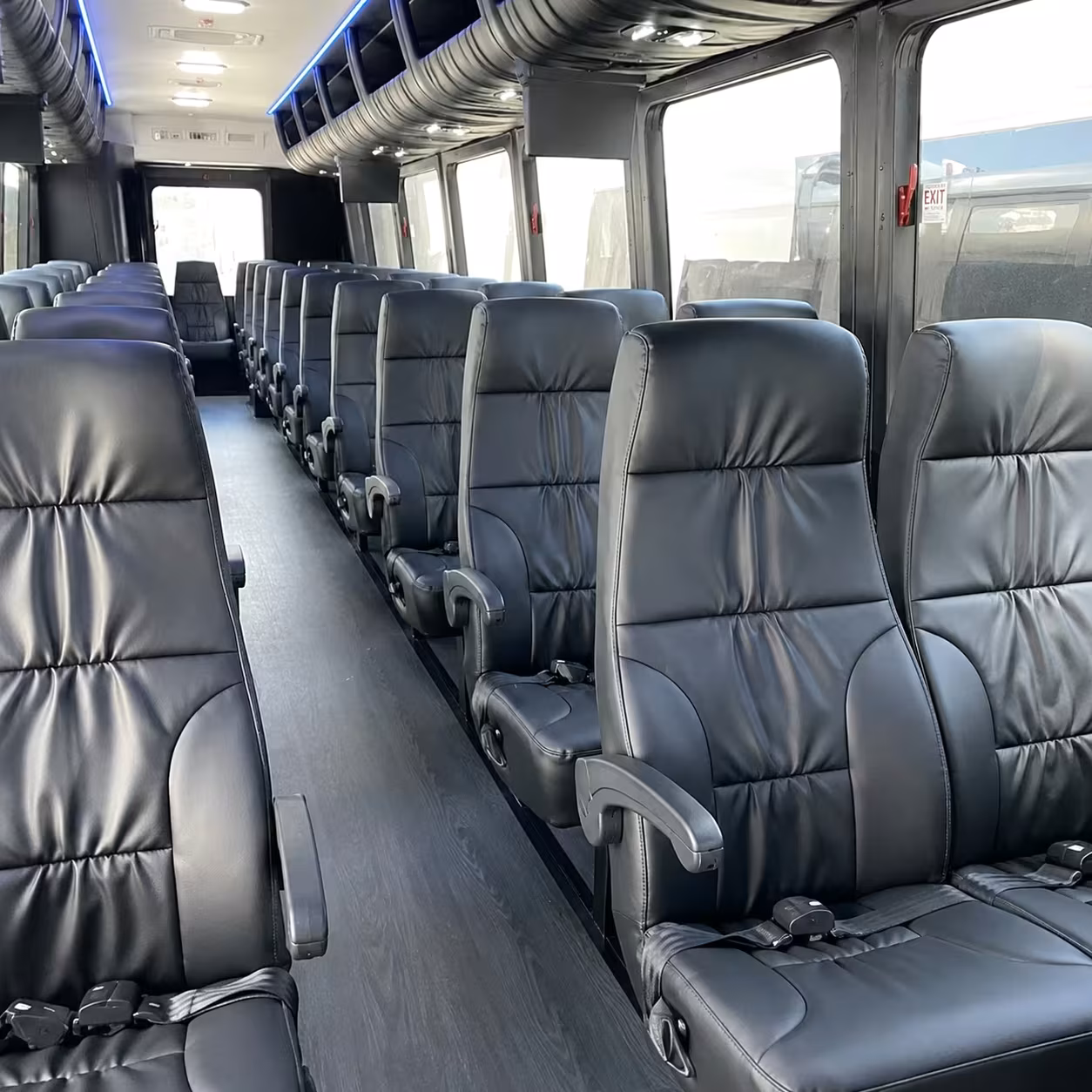 25 passenger minibus inside