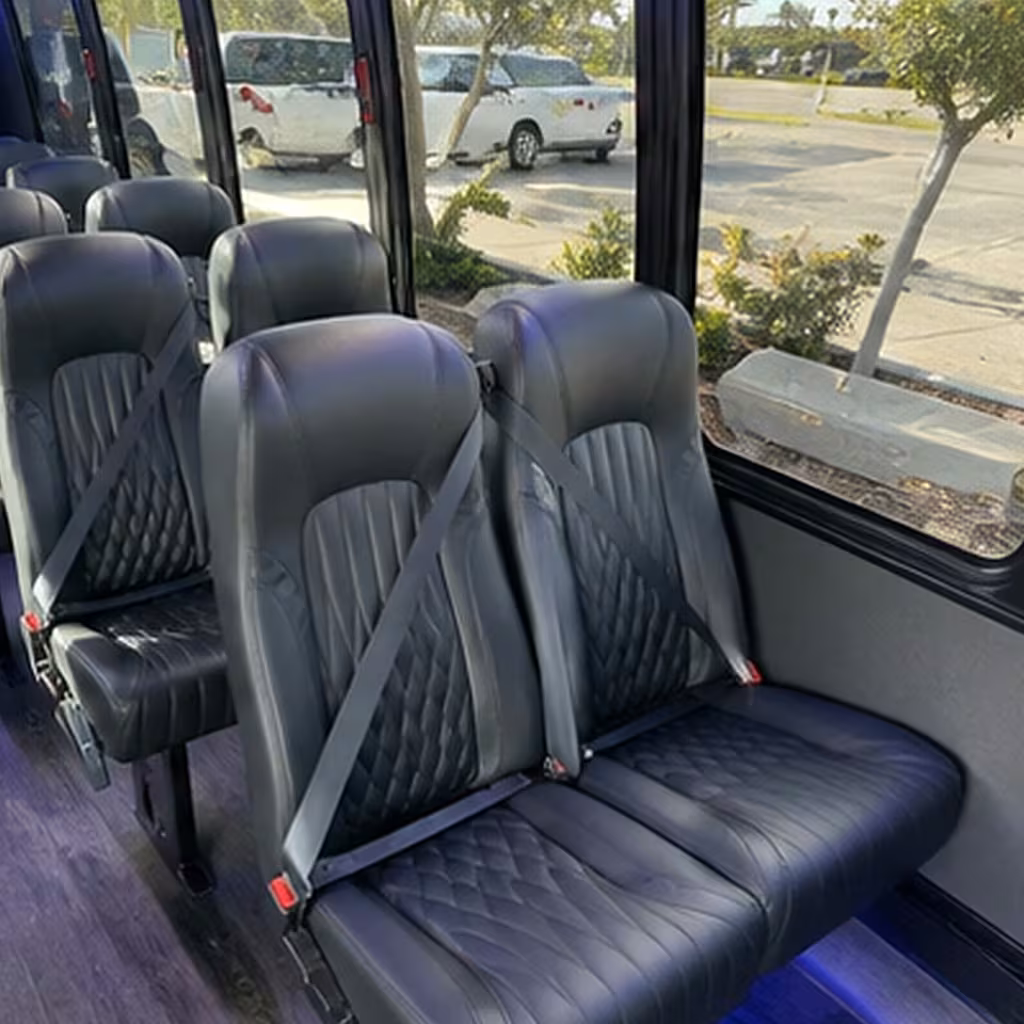 35 passenger minibus interior