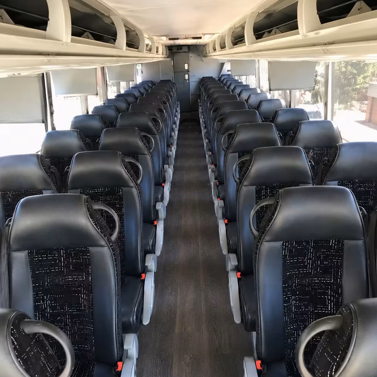 lakewood charter bus rental inside