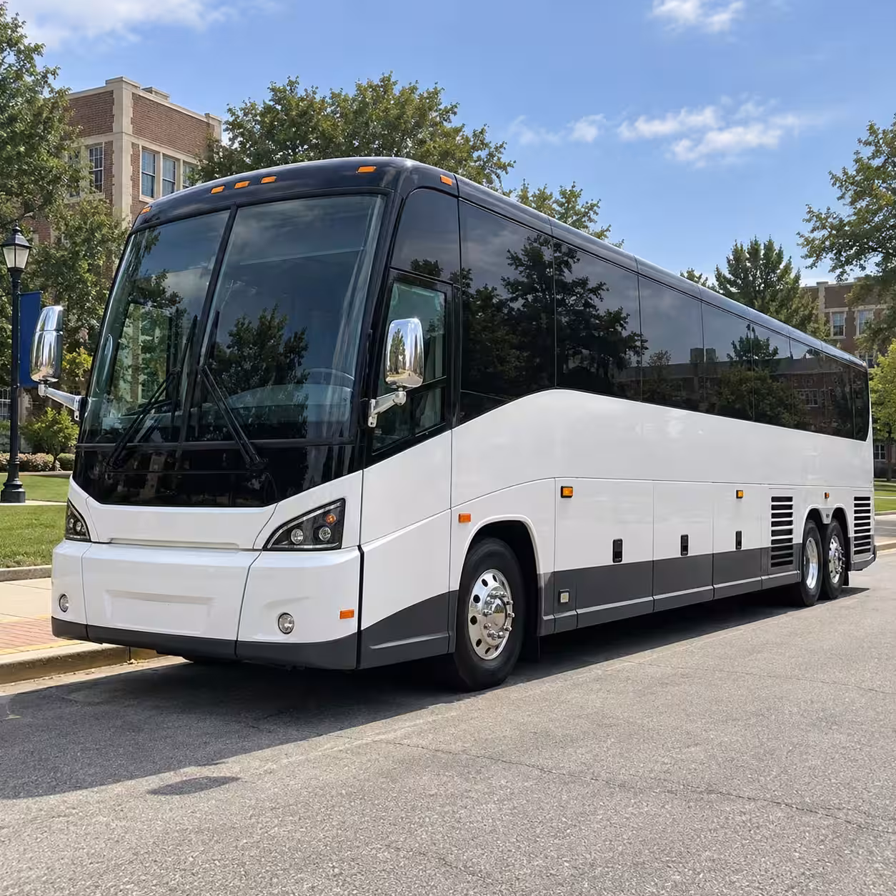 lakewood charter bus rentals to prudential center in newark