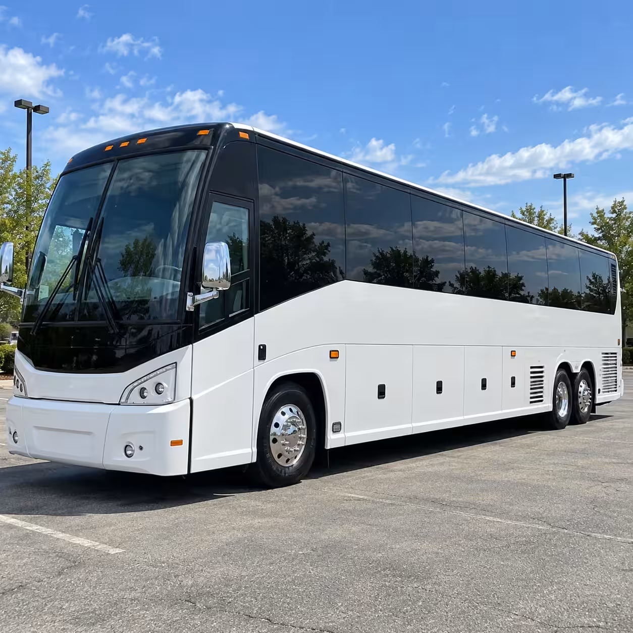 shuttle buses for lakewood wedding guests staying at nearby hotels