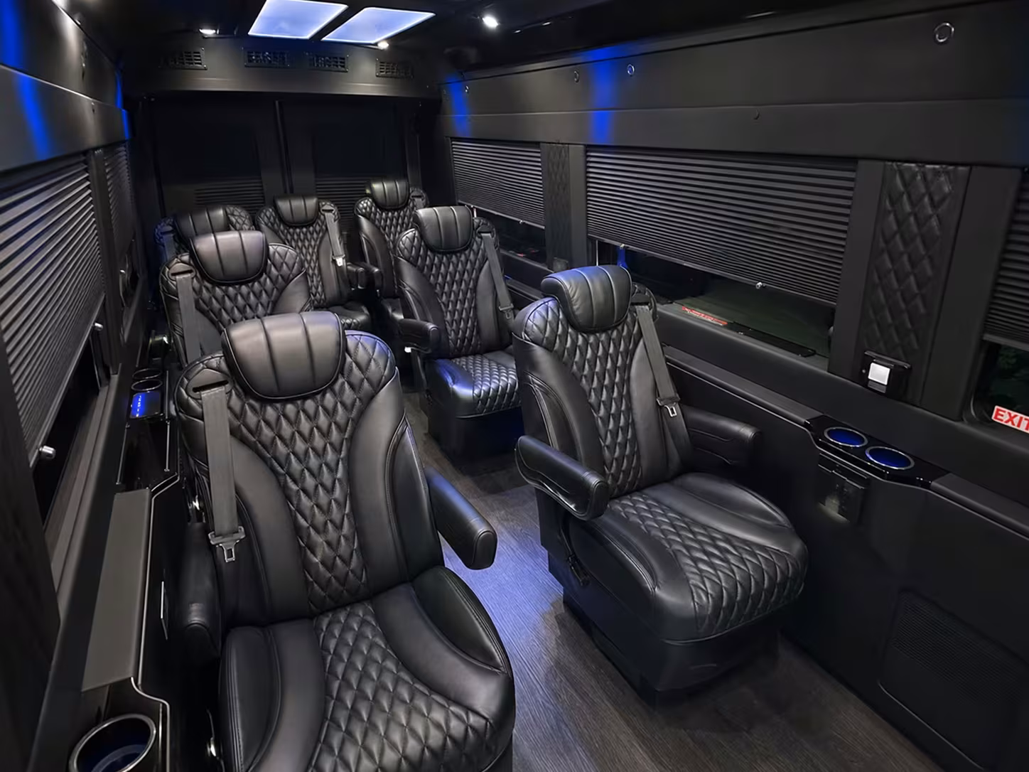 sprinter van with driver interior